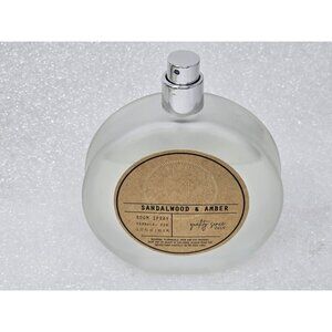 Sandalwood & Amber Room Spray 2.77 Fl Oz Glass Bottle By East West 90% Full